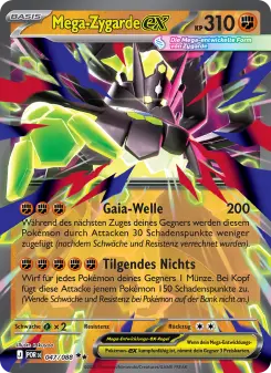 Pokémon-Karte Mega-Zygarde-ex 047/088