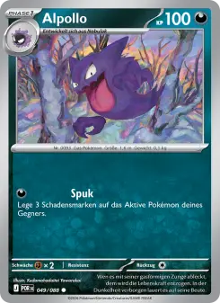 Pokémon-Karte Alpollo 049/088