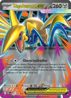 Pokémon-Karte Mega-Panzaeron-ex 055/088