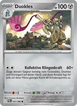Pokémon-Karte Duokles 057/088