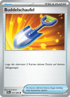 Pokémon-Karte Buddelschaufel 074/088