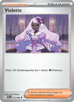 Pokémon-Karte Violette 075/088