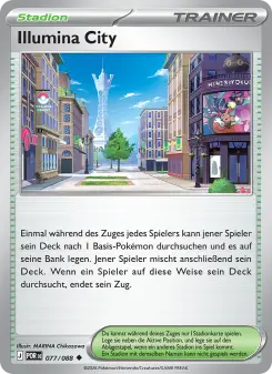 Pokémon-Karte Illumina City 077/088
