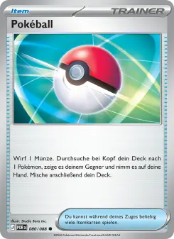 Pokémon-Karte Pokéball 080/088