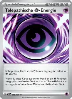 Pokémon-Karte Telepathische Psychic-Energie 088/088