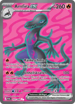 Pokémon-Karte Amfira-ex 101/088