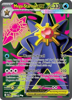 Pokémon-Karte Mega-Starmie-ex 102/088