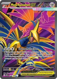 Pokémon-Karte Mega-Panzaeron-ex 106/088