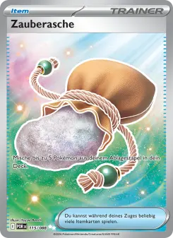 Pokémon-Karte Zauberasche 115/088