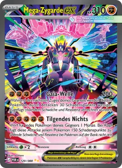 Pokémon-Karte Mega-Zygarde-ex 120/088