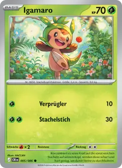 Pokémon-Karte Igamaro 005/086