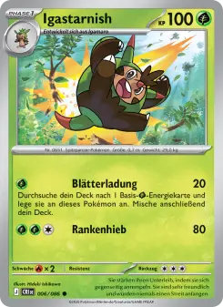 Pokémon-Karte Igastarnish 006/086