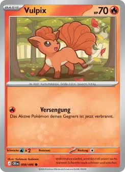 Pokémon-Karte Vulpix 008/086