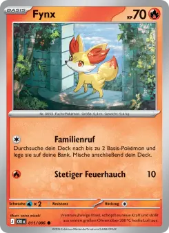 Pokémon-Karte Fynx 011/086