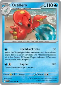 Pokémon-Karte Octillery 017/086