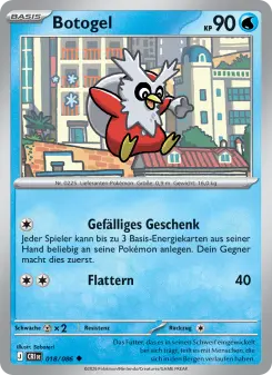 Pokémon-Karte Botogel 018/086