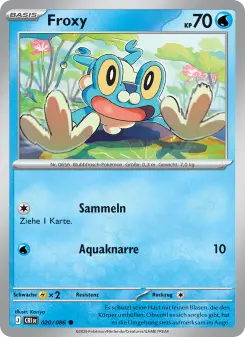 Pokémon-Karte Froxy 020/086