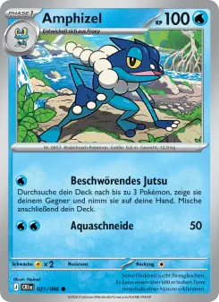 Pokémon-Karte Amphizel 021/086