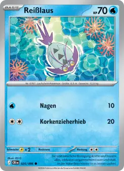 Pokémon-Karte Reißlaus 025/086
