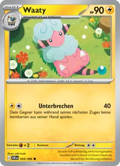 Pokémon-Karte Waaty 028/086