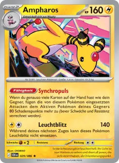 Pokémon-Karte Ampharos 029/086
