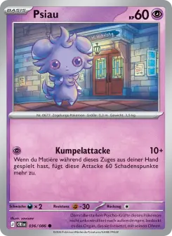 Pokémon-Karte Psiau 036/086