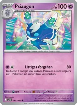 Pokémon-Karte Psiaugon 037/086