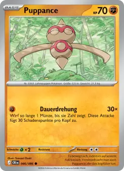 Pokémon-Karte Puppance 046/086
