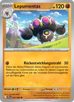 Pokémon-Karte Lepumentas 047/086