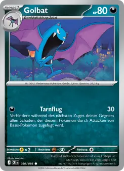 Pokémon-Karte Golbat 050/086