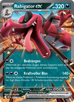 Pokémon-Karte Rabigator-ex 055/086