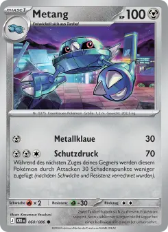 Pokémon-Karte Metang 060/086