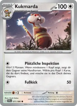 Pokémon-Karte Kukmarda 071/086
