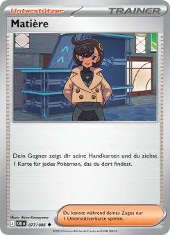 Pokémon-Karte Matière 077/086