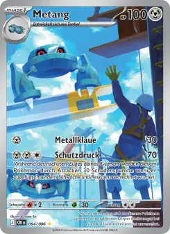 Pokémon-Karte Metang 094/086