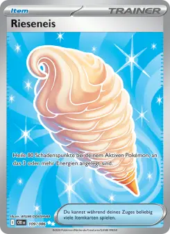 Pokémon-Karte Rieseneis 109/086