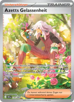 Pokémon-Karte Azetts Gelassenheit 120/086