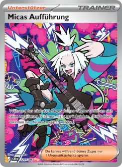 Pokémon-Karte Micas Aufführung 121/086