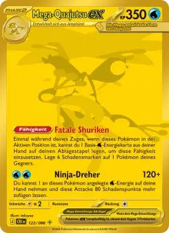 Pokémon-Karte Mega-Quajutsu-ex 122/086