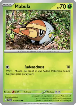 Pokémon-Karte Mabula 002/084