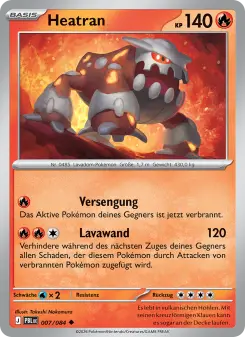 Pokémon-Karte Heatran 007/084