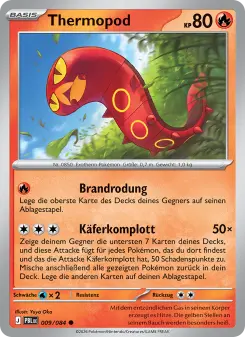 Pokémon-Karte Thermopod 009/084