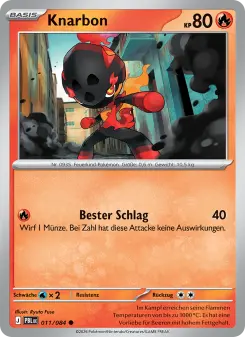 Pokémon-Karte Knarbon 011/084