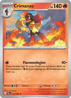 Pokémon-Karte Crimanzo 012/084