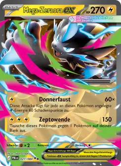 Pokémon-Karte Mega-Zeraora-ex 027/084