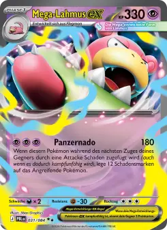 Pokémon-Karte Mega-Lahmus-ex 031/084