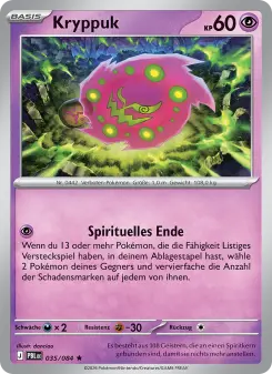 Pokémon-Karte Kryppuk 035/084