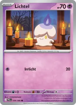 Pokémon-Karte Lichtel 036/084