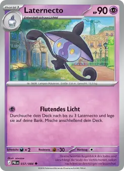 Pokémon-Karte Laternecto 037/084