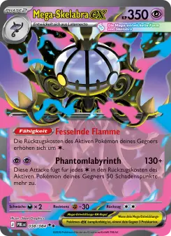 Pokémon-Karte Mega-Skelabra-ex 038/084